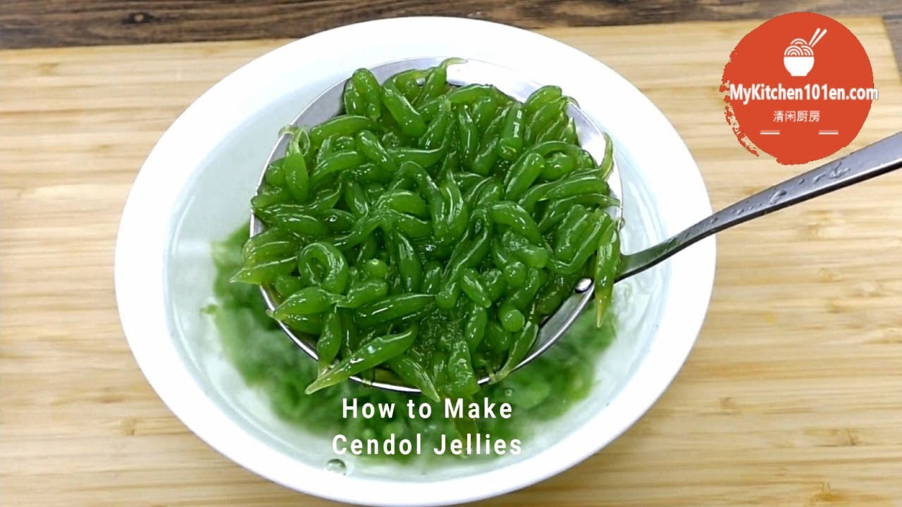 How to Make Cendol Jellies | MyKitchen101en