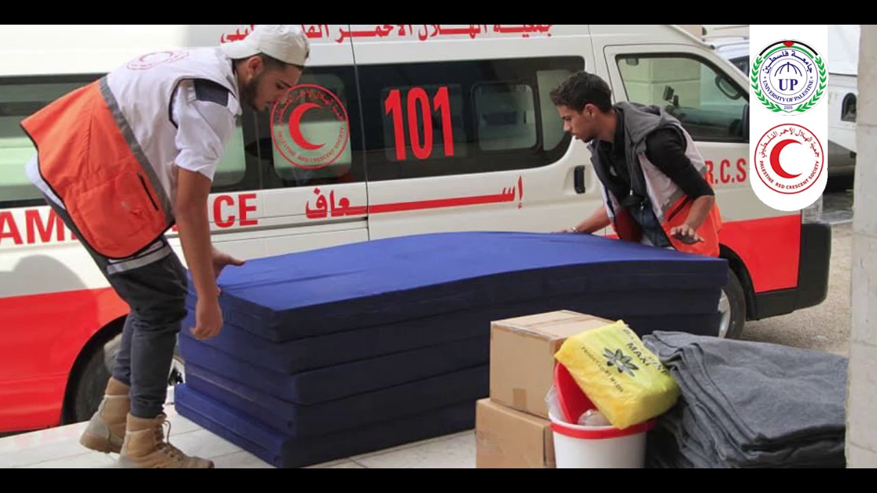 مشروع تخرج بعنوان دور جمعية الهلال الأحمر الفلسطيني في خدمة المجتمع