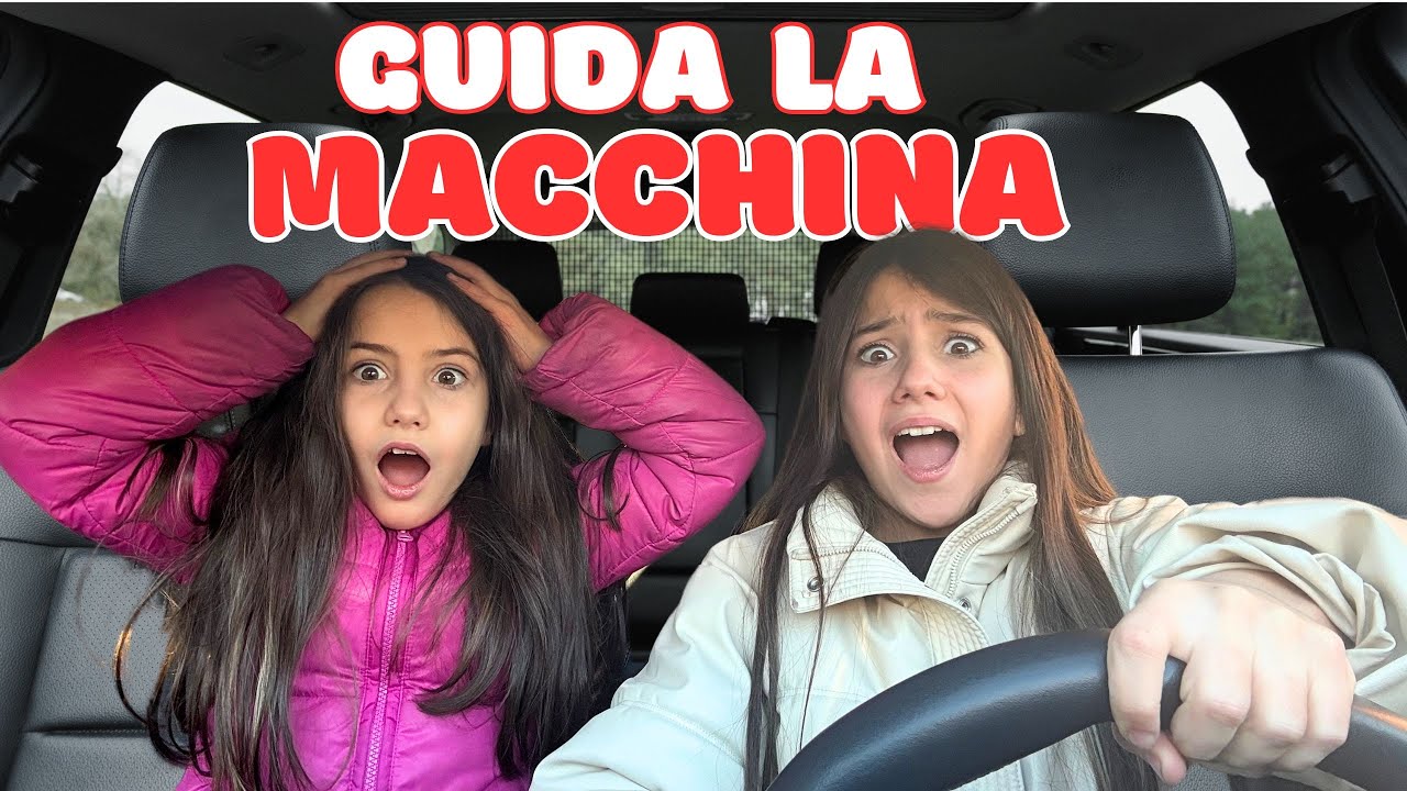 VANESSA E ANASTASIA GUIDANO DI NASCOSTO LA MACCHINA DI MAMMA ROMINA!