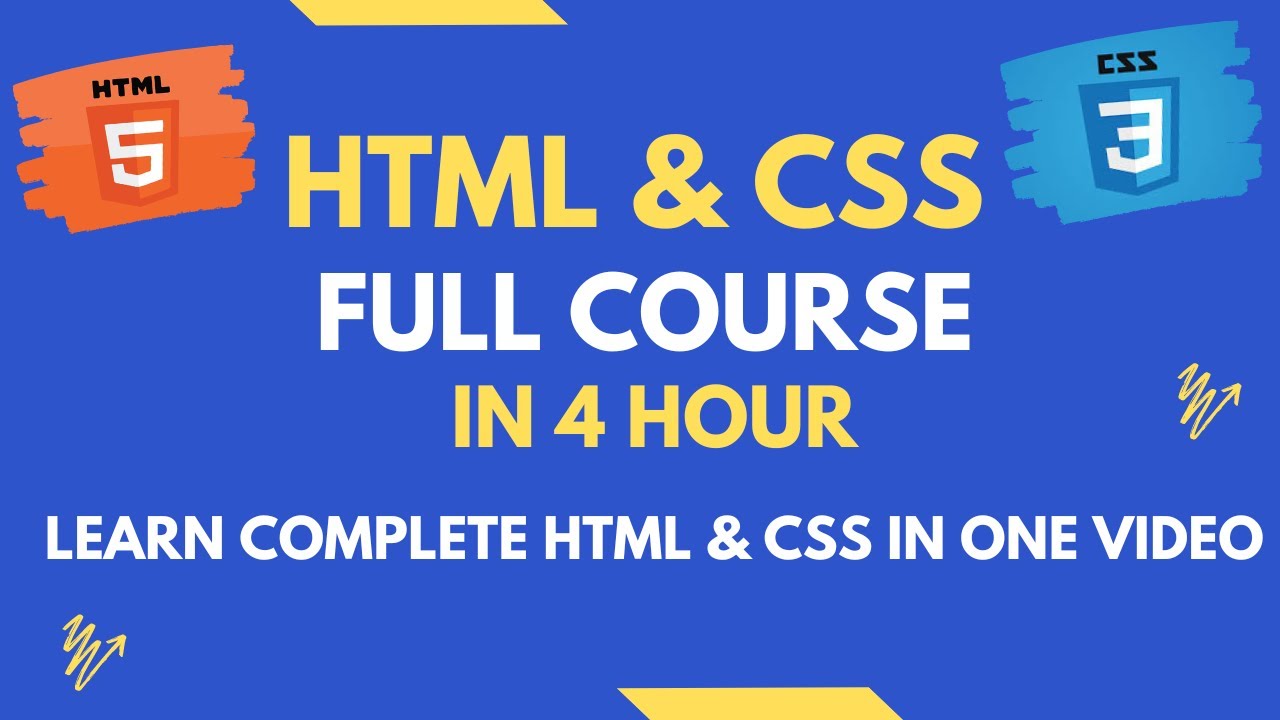 HTML and CSS Tutorial for Beginners | HTML and CSS Full Course in Hindi