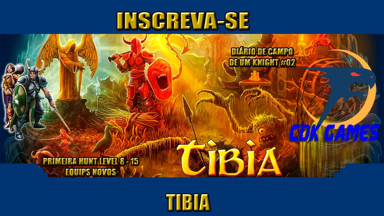 [TIBIA] - Equipamentos Iniciais + Hunt level 8 - 15
