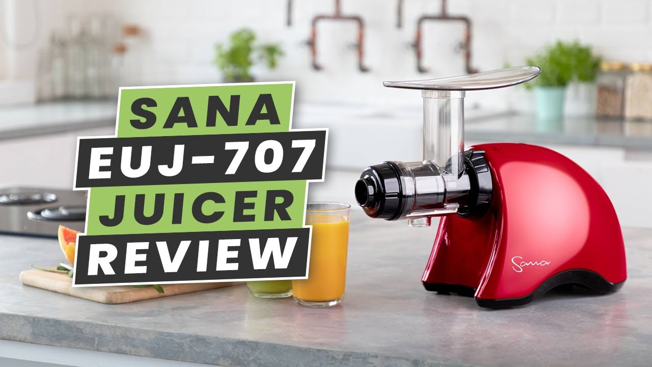 Sana EUJ-707 Горизонтальная соковыжималка медленного действия | Обзор соковыжималки