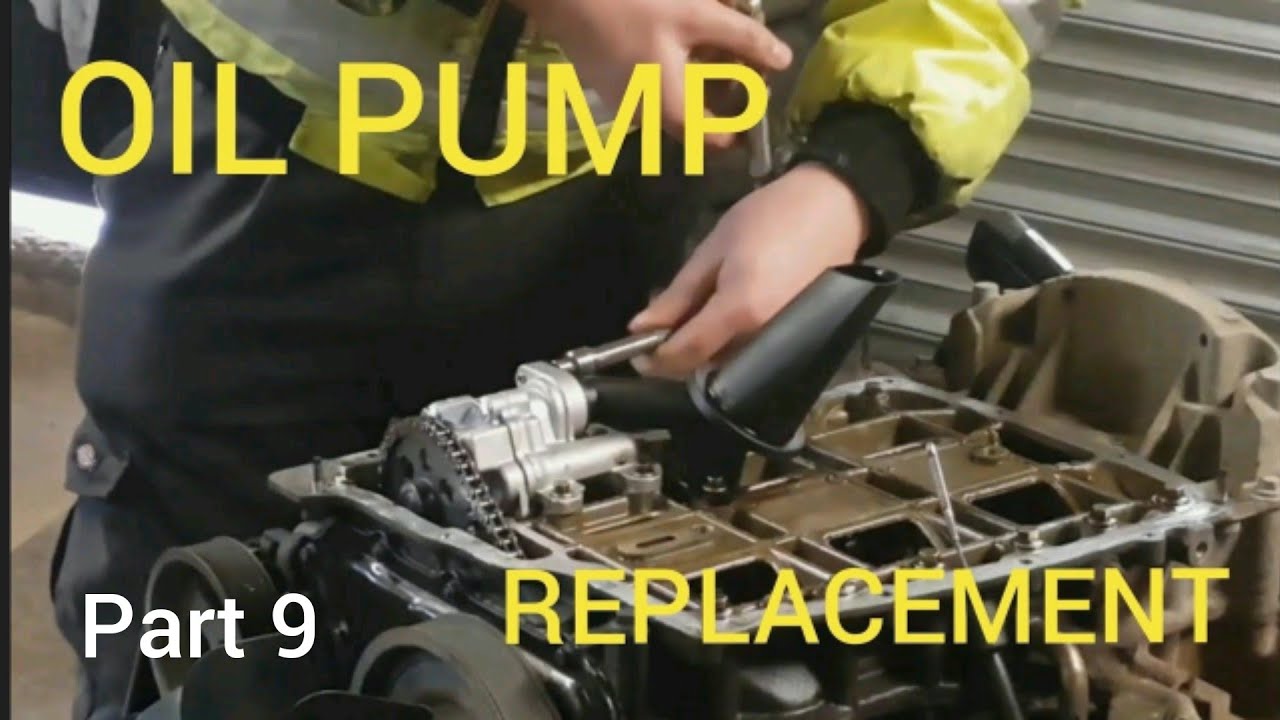 Oil Pump + Sump Replacement 2.4 2.2 TDCI Land Rover Defender Restoration Ford Transit Engine