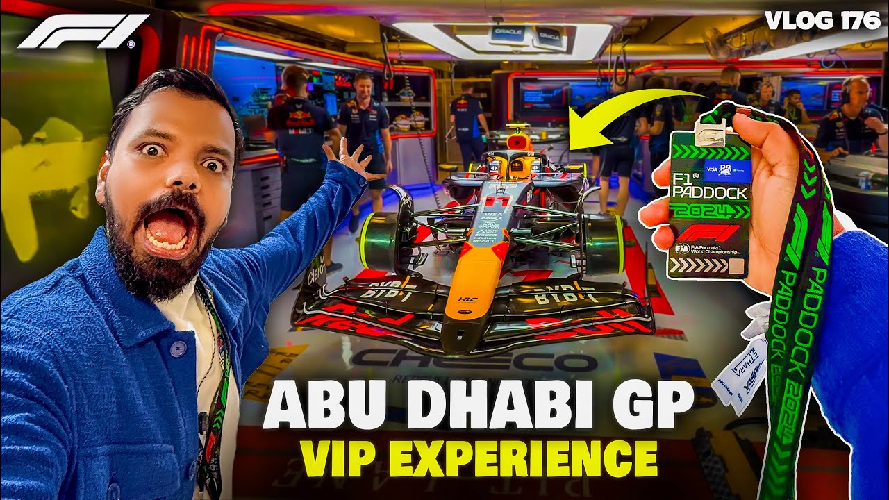 VIP EXPERIENCE OF ABU DHABI GRAND PRIX (PADDOCK PASS) | VLOG 176