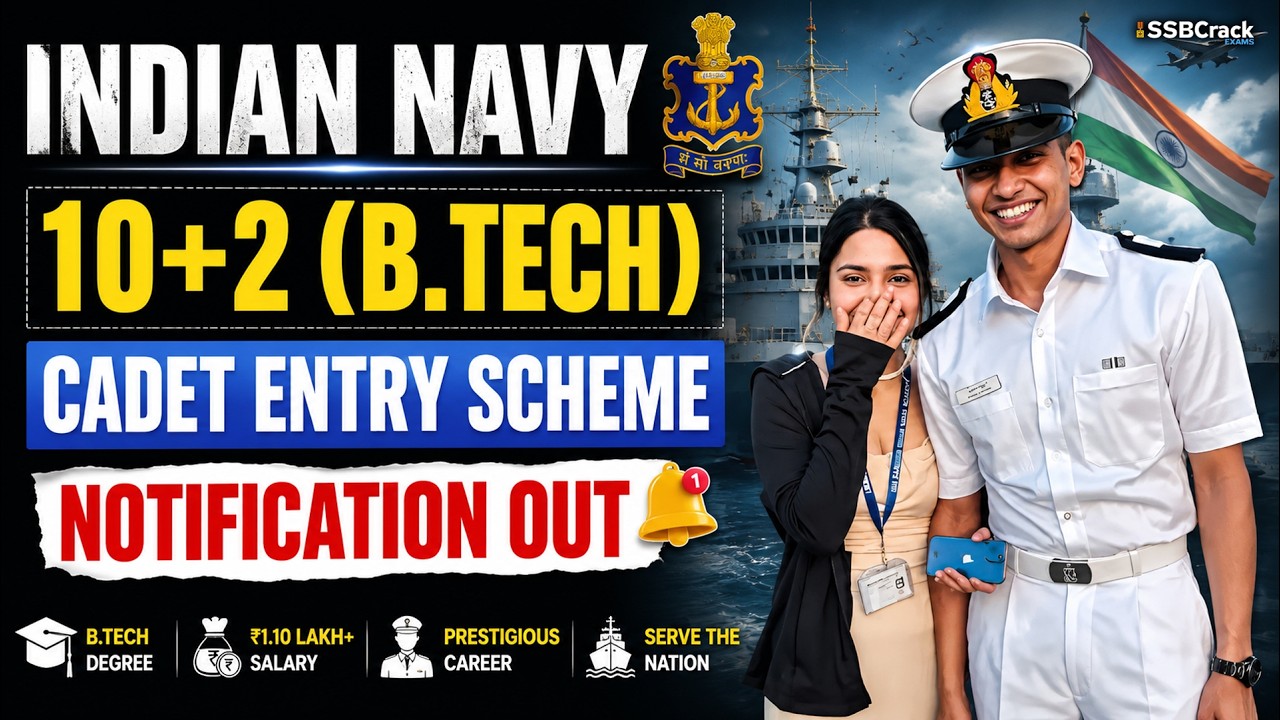 Indian Navy 10+2 B.Tech Entry 2026 | Eligibility, Age Limit & Dates