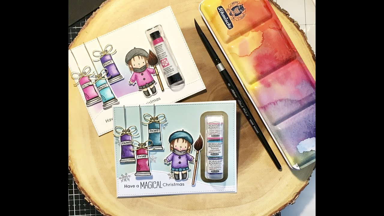 Sharing Watercolors with Friends  |  My Favorite Things Card Tutorial