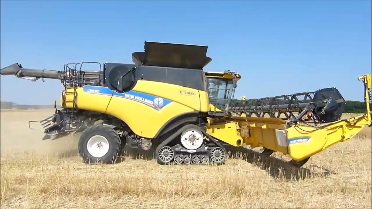 New Holland CR 9 90 x 2 - moisson du colza