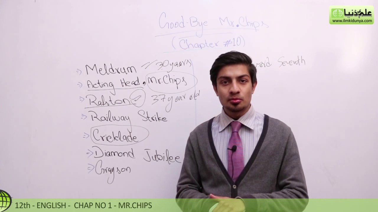 12th Class English Book II, Ch 10 Mr.Chips -  Fsc English part 2 Mr Chips