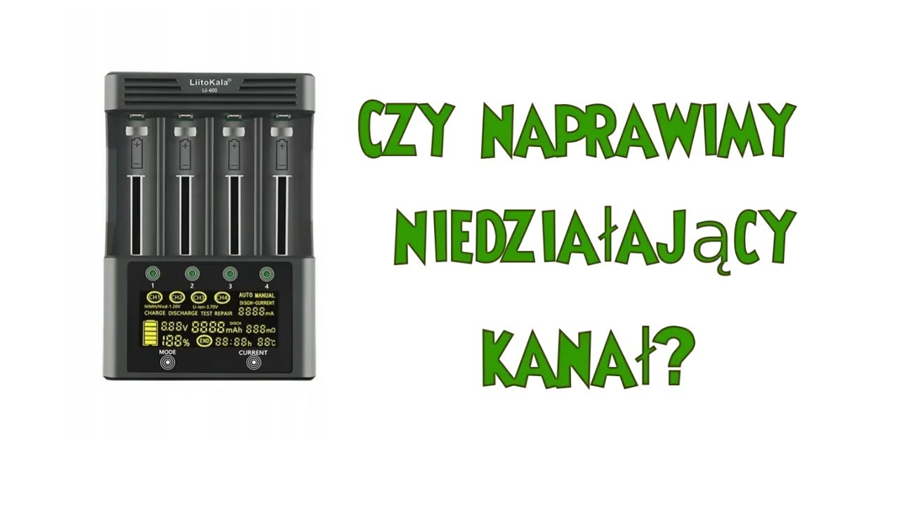 Naprawa ładowarki Lii-600