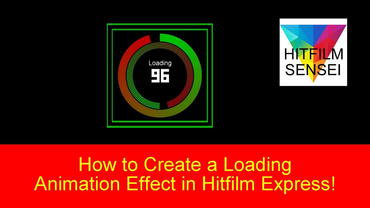 How to Create a Loading Animation Effect in HitFilm Express!