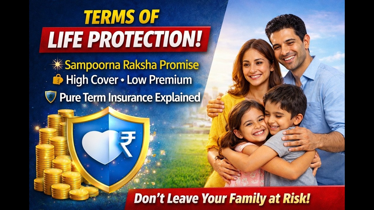 TATA AIA LIFE INSURANCE ! SAMPOORNA RAKSHA PROMISE ! PURE TERM INSURANCE ! LIFE PROMISE