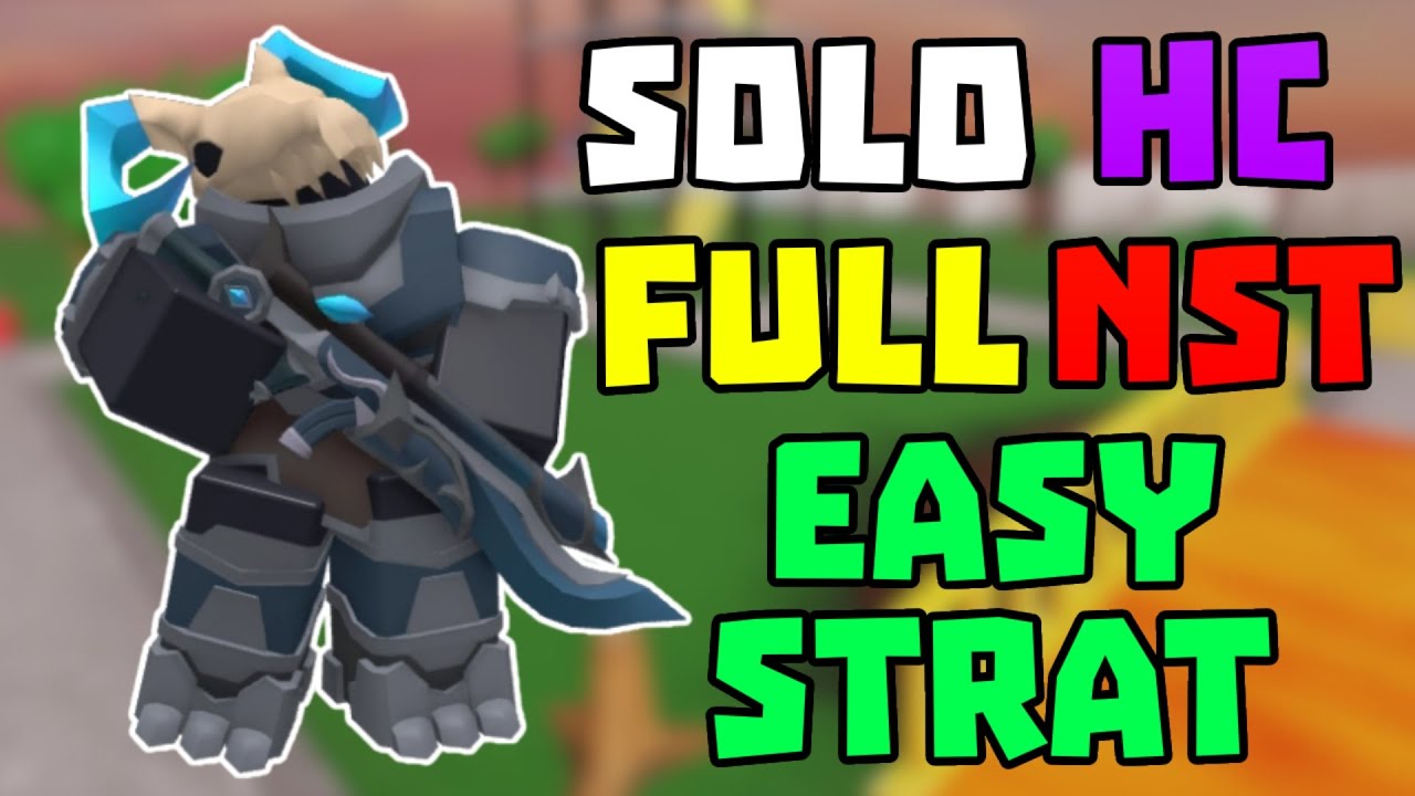 SOLO HARDCORE FULL NST + EASY GUIDE | TDS Tower Defense Simulator