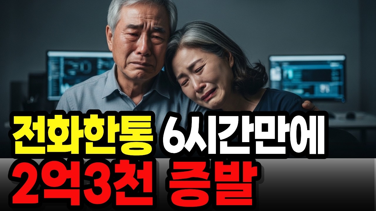 [노후 자금 사연]“검찰입니다” 그 한마디… 6시간 만에 2억3천 증발  62세 가장의 최후  | 시니어사연 | 오디오북 |