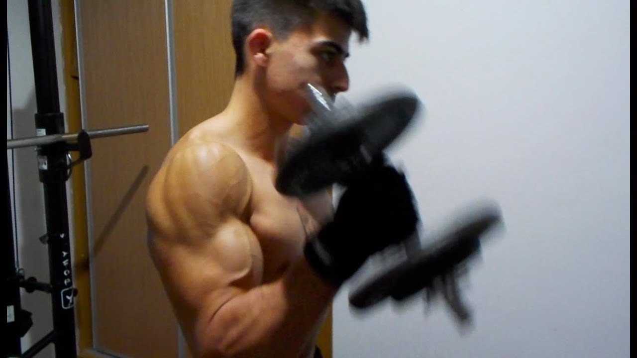 Biceps Workout and Flexing