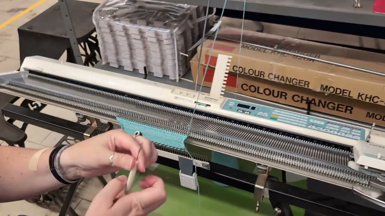 How to Use the Brother Electroknit KH-930E Knitting Machine