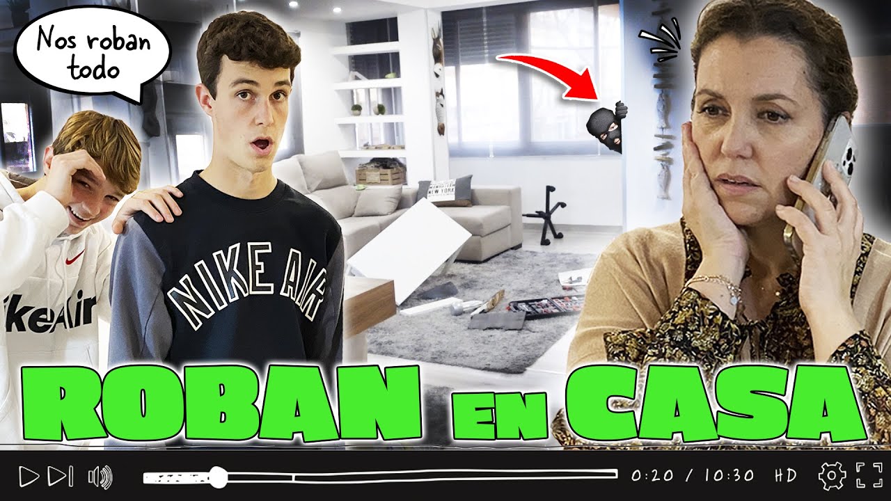 NOS ROBAN en nuestra NUEVA CASA 😰 Se lo llevan TODO 🥺  BROMA a mi MADRE
