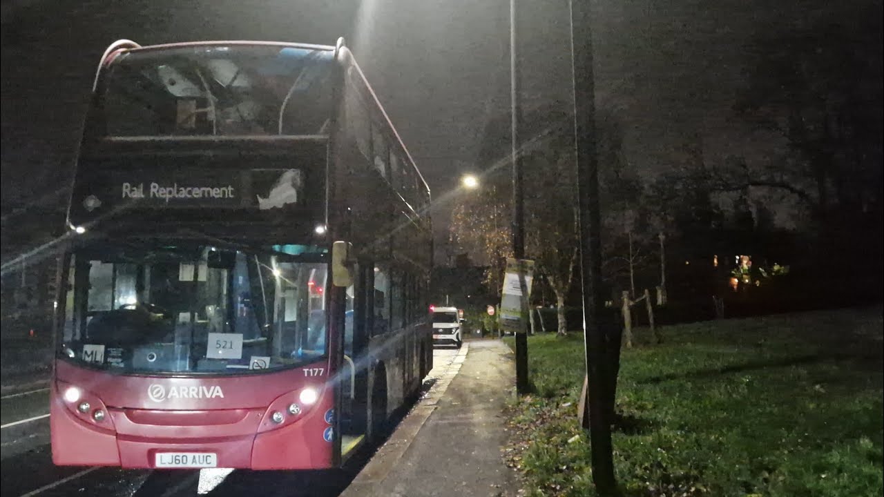 Arrivas T177 LJ60AUC moving with powermode on Metropolitan Line RRP | ADL Enviro 400 ZF Euro 5