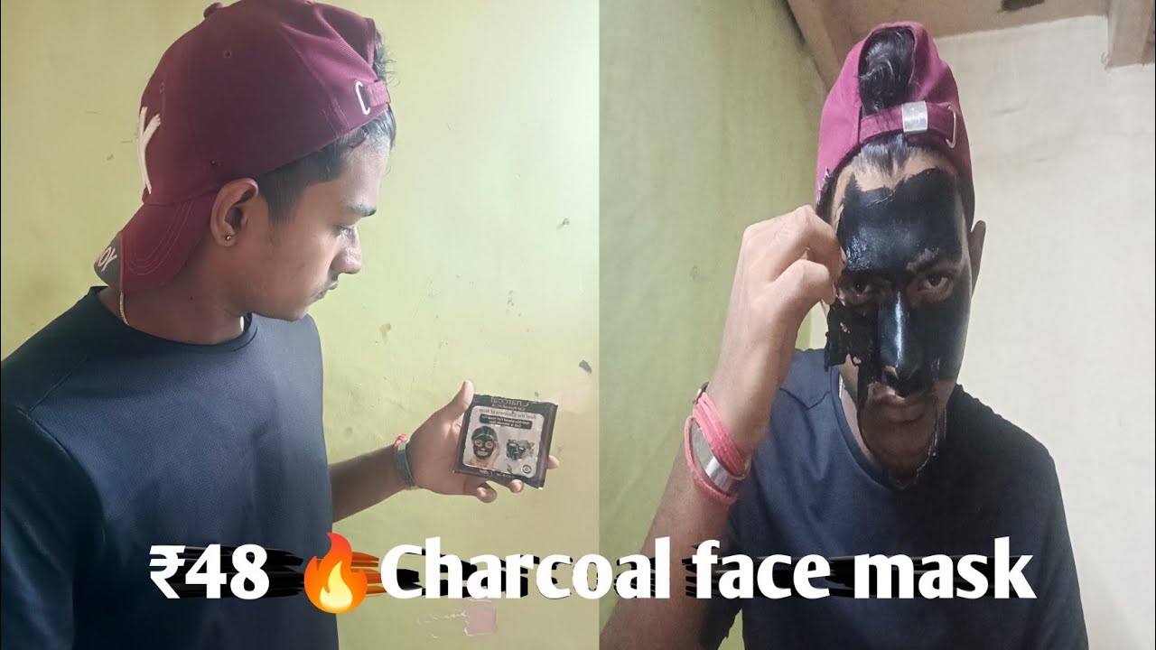 Using first time Charcoal Gel Peel off Mask  | Best Face Mask for Men | Sahil Vlogs