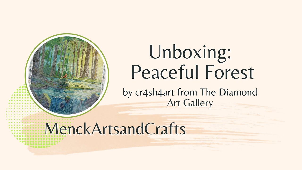 Unboxing - Peaceful Forest by cr4sh4art from The Diamond Art Gallery - STUNNING Render!!