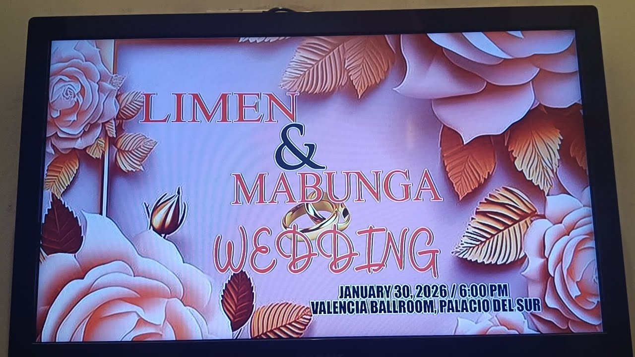 The reception of the solemn wedding of mrs.lady Kathleen mabunga limen & mr.dominique vincent limen