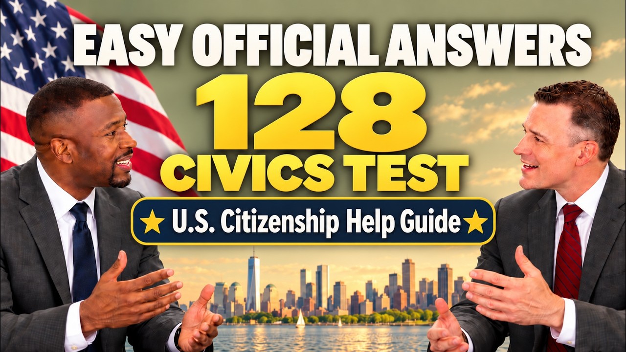 2026-2027 Pass Your US Citizenship Interview with Official USCIS Questions/Answers 128 Civics Test