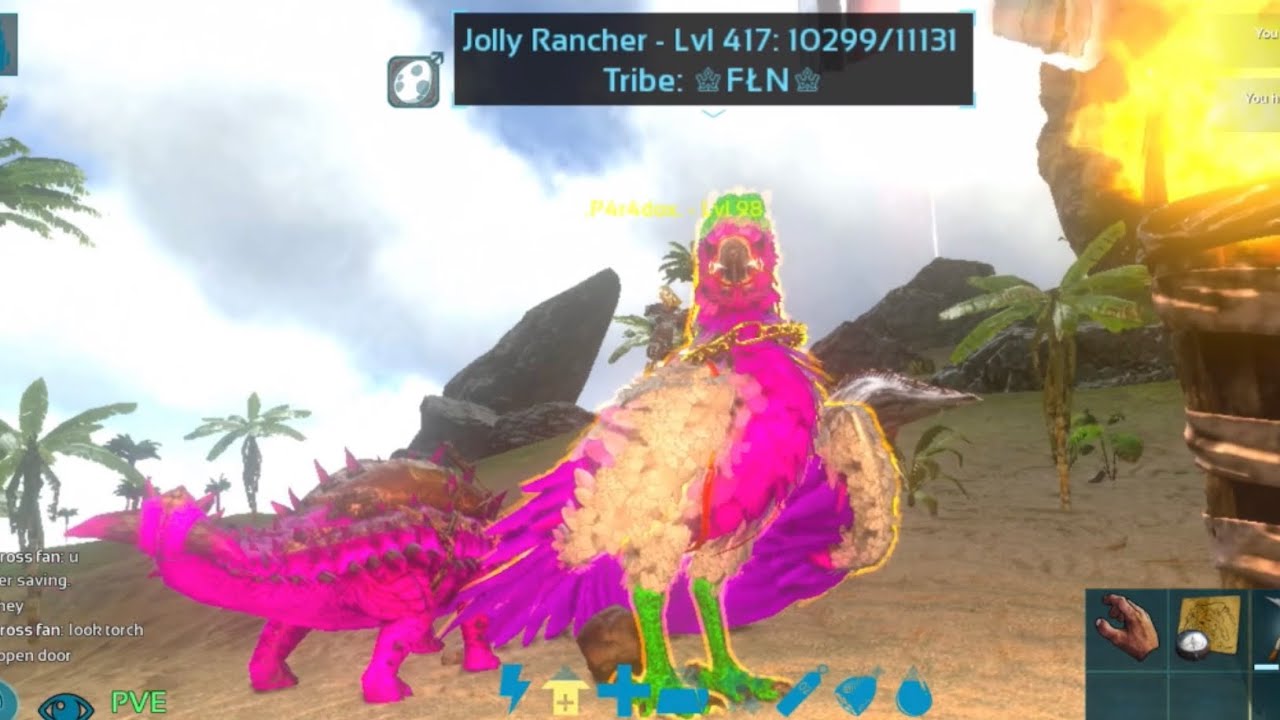 Pranking a random person in ARK mobile!?!?