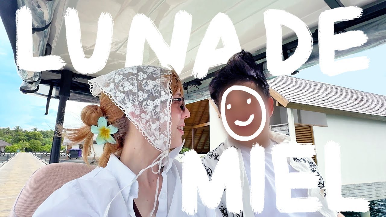 LUNA DE MIEL en MALDIVAS˖°𓇼🐚 pareja coreano-española 👩‍❤️‍👨