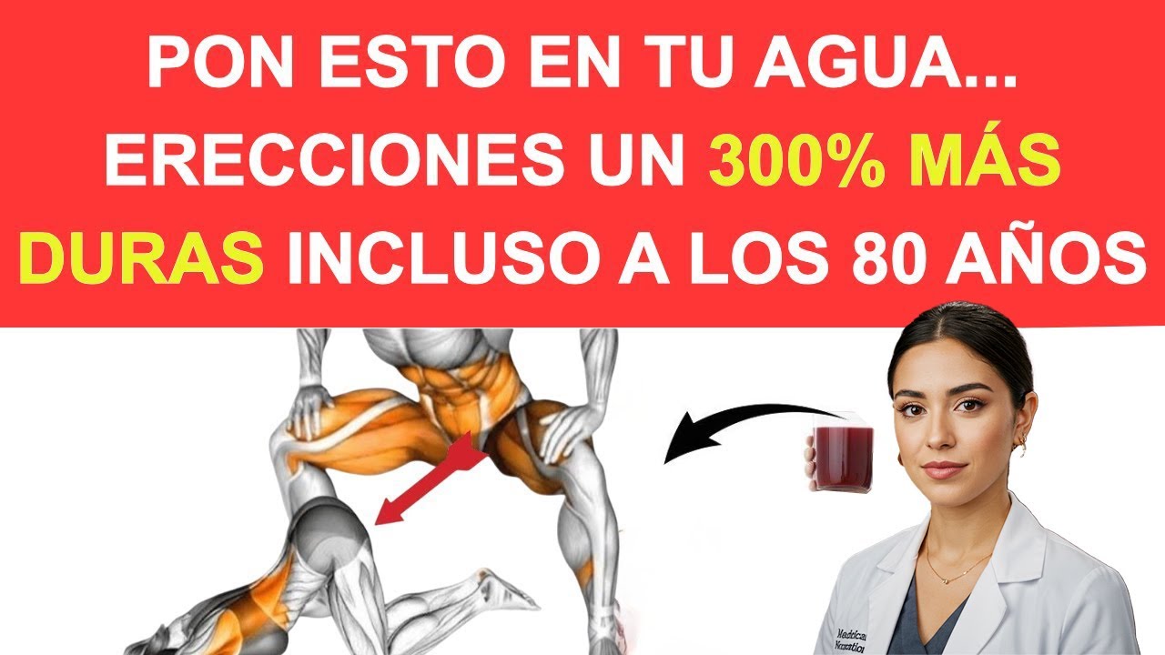 Hombres Mayores de 50 &iexcl;DEJEN DE Beber Agua Sola! Agreguen ESTO para Mejor Circulaci&oacute;n y Vitalidad Di