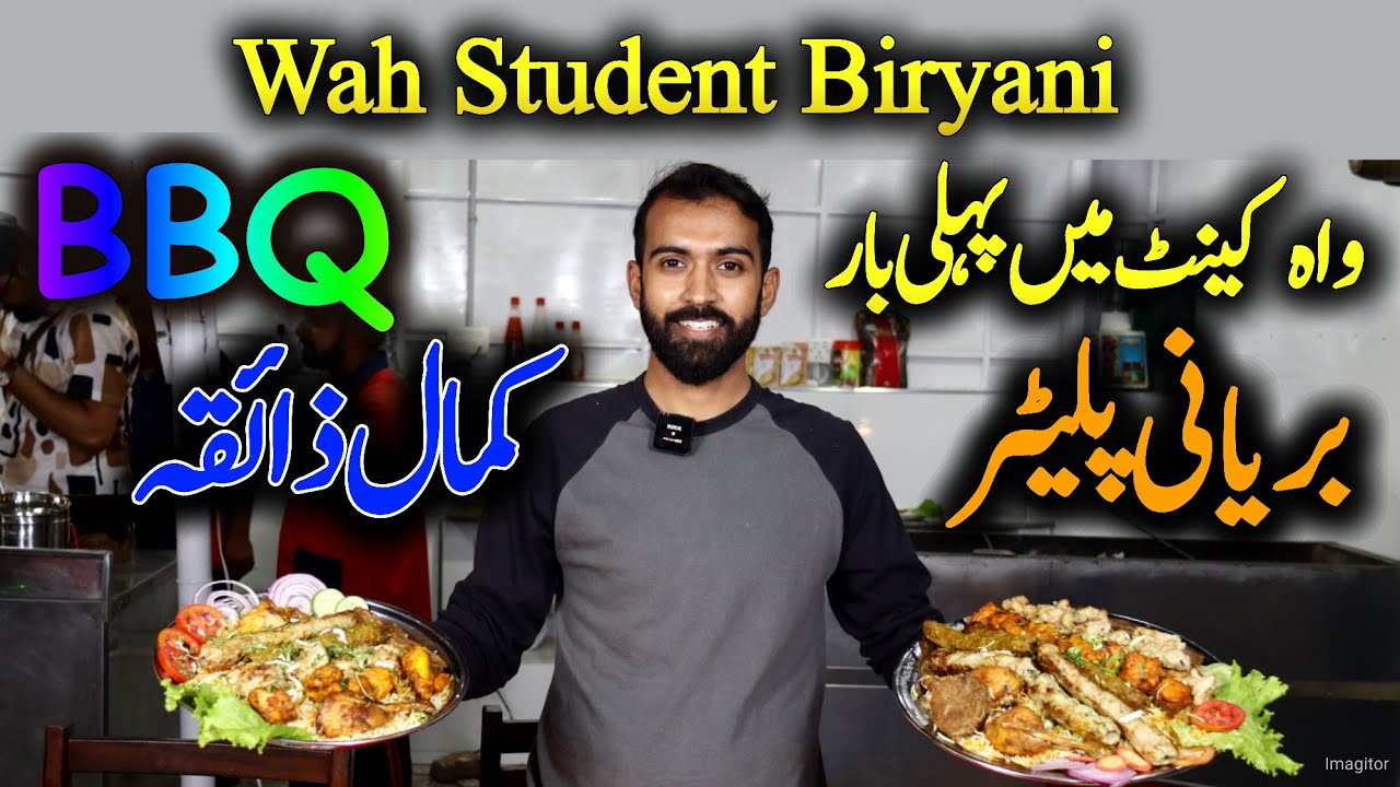 Wah students biryani laya pahli bar BBQ platter's - best taste quality in town 🤤