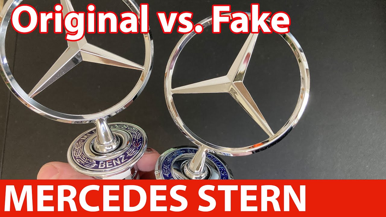 Mercedes-Benz Stern Emblem für die Motorhaube | Original Mercedes Stern vs Fake Stern | Unboxing