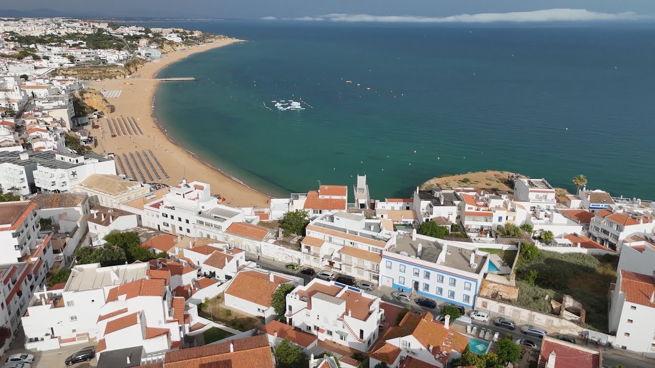 Albufeira. Algarve. Portugal. Drone 4K