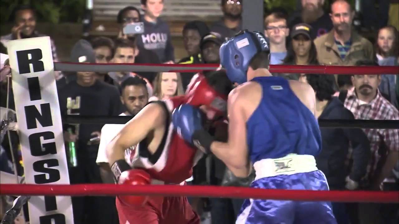 Amateur Boxing Match Knockout! (TKO)