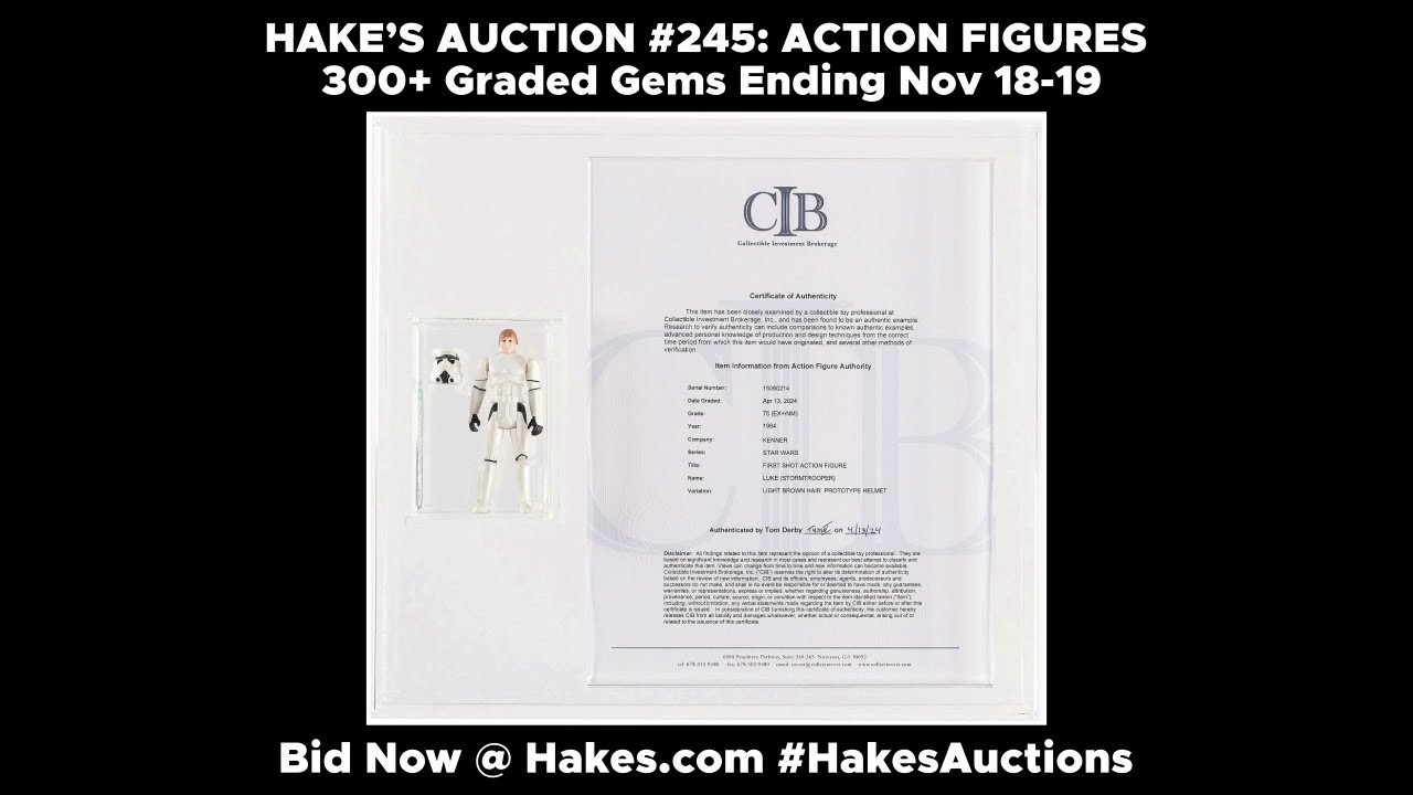 Hake's Auction 245 Action Figure Slideshow