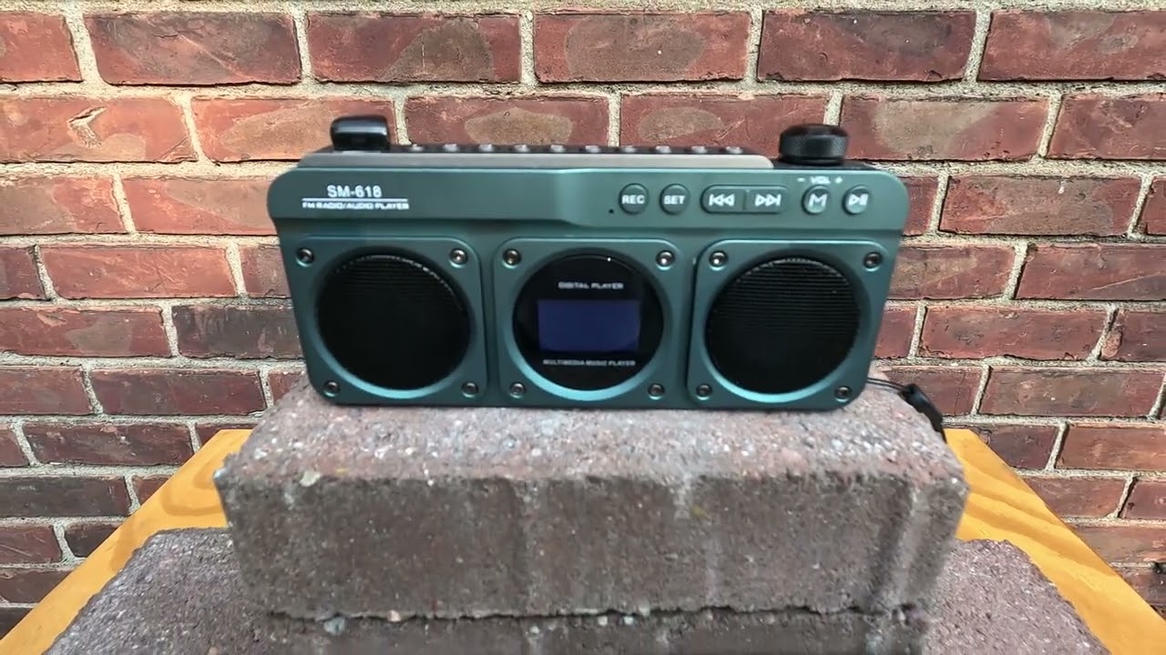 SEMIER SM-618 FM #radio  #bluetooth  Speaker Support USB/Micro SD Card #mp3  Play for Home Outdoor