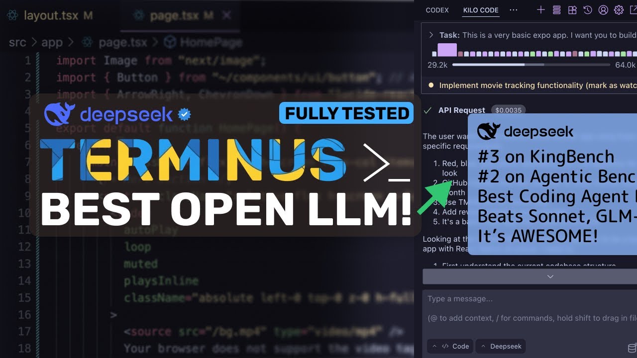 Deepseek V3.1 Terminus (проверено) + Roo,Kilo,Cline: это ЛУЧШИЙ ОТКРЫТЫЙ КОДЕР НА СЕЙЧАС!