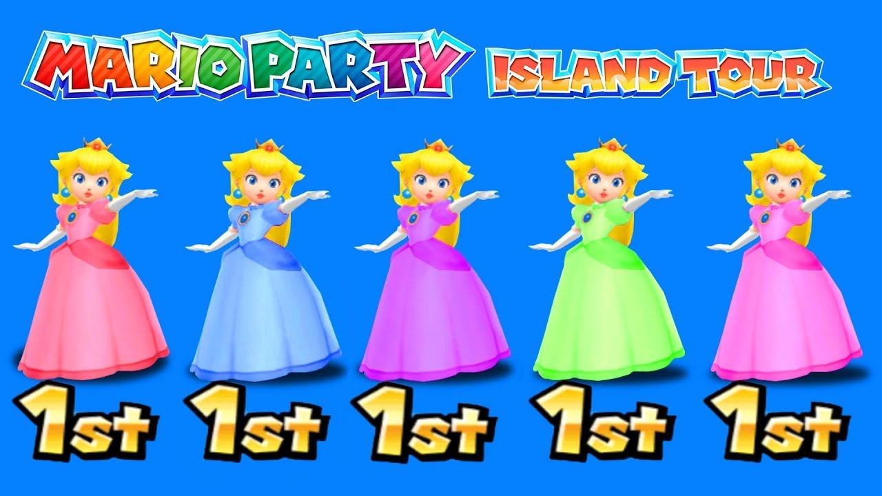 【マリオパーティーアイランドツアー】ミニゲームピーチVsヨッシーVsデイジーVsマリオ(COM最強 たつじん)