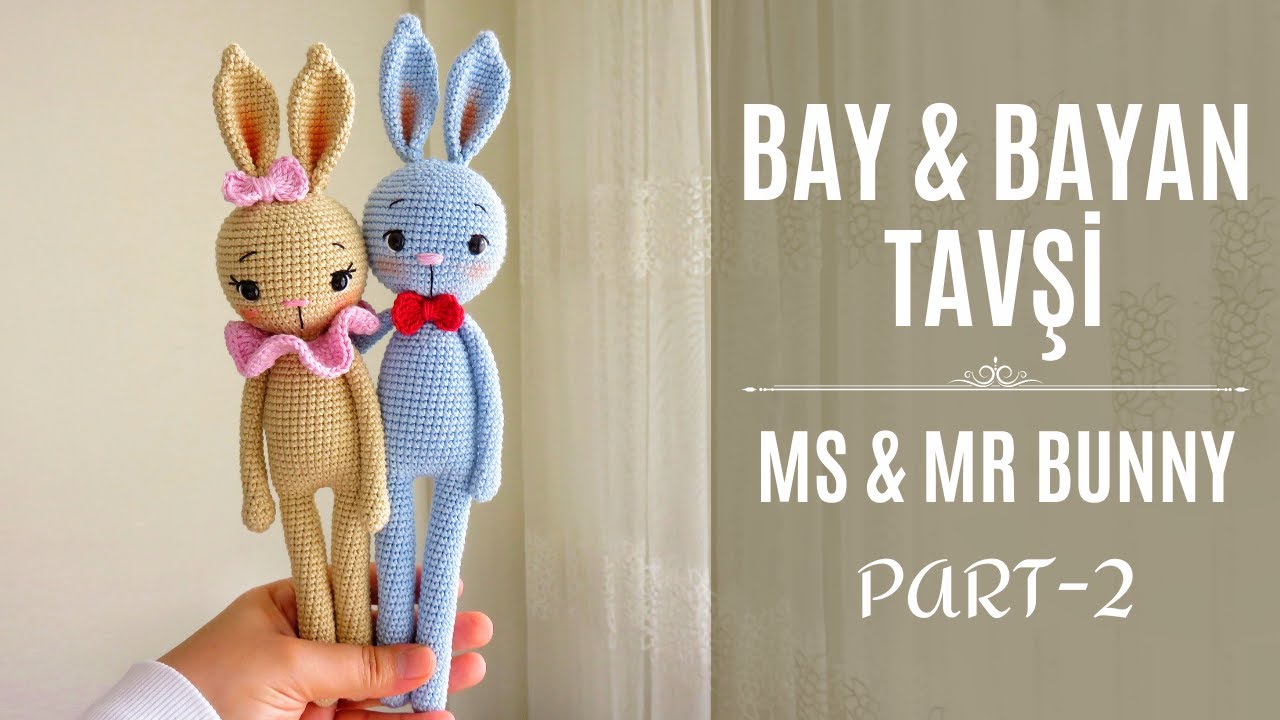 Amigurumi Tavşan Yapımı | 28 cm | Yazılı Tarif | Part 2