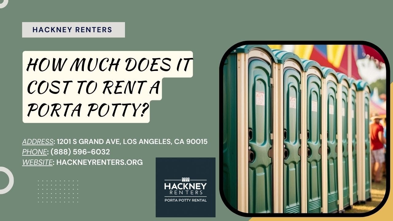 How Much Does It Cost To Rent A Porta Potty?