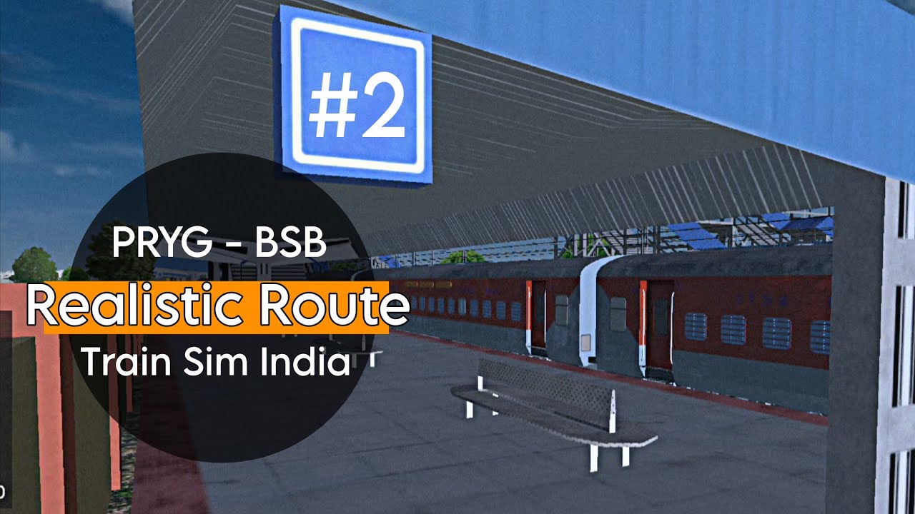 Realistic Route | Train Sim India | Part 2 | Railway GameZ