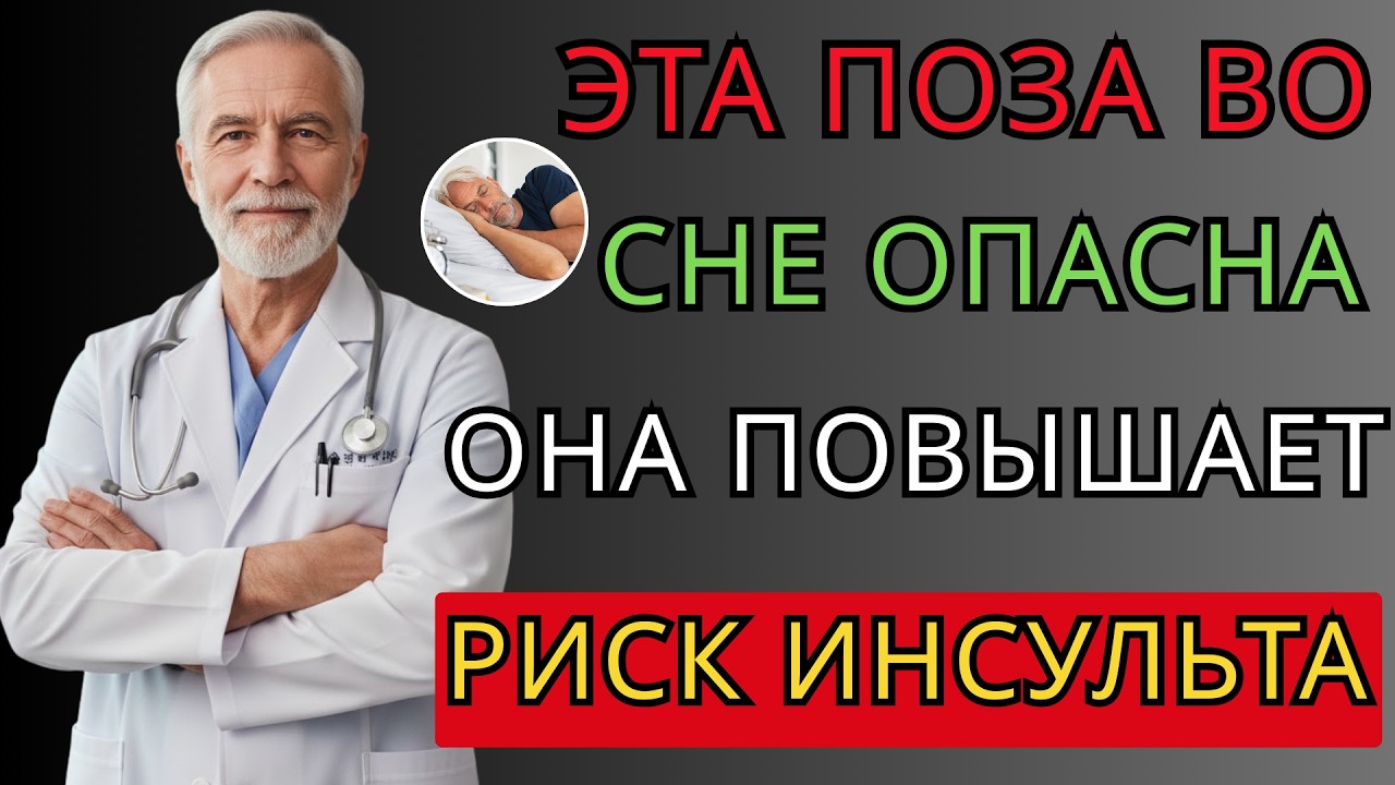 🛑 5 Опасных привычек сна, которые вызывают ИНСУЛЬТ: Как спать после 60 лет? | Живи Долго