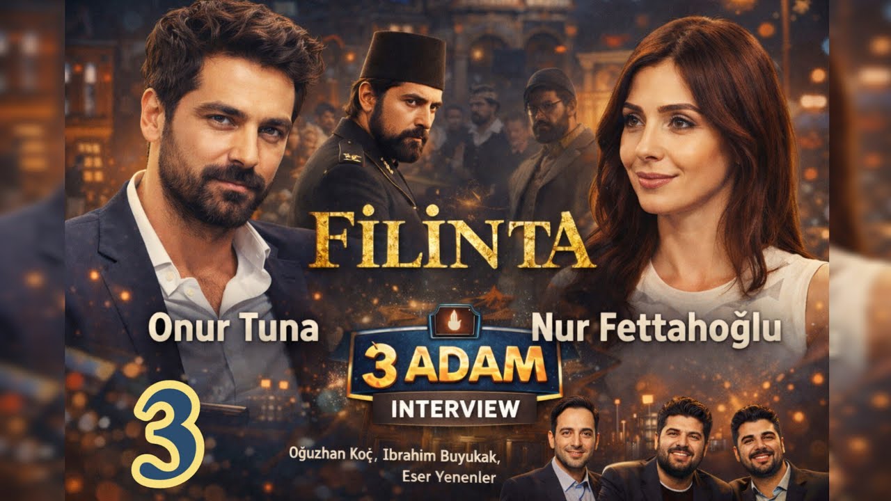 3Adam_ 31.Bölüm _(23/5/2015) Filinta Dizi Başrolleri (Onur Tuna ve Nur Fettahoğlu) /Part 3 / ve Son.