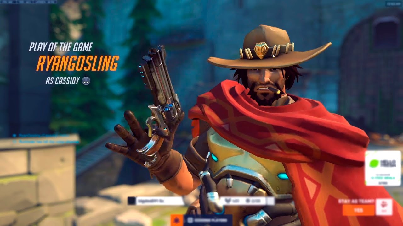 GALE CARRY CASSIDY - 43 ELIMS AND POTG! - OVERWATCH 2 SEASON 10 TOP 500
