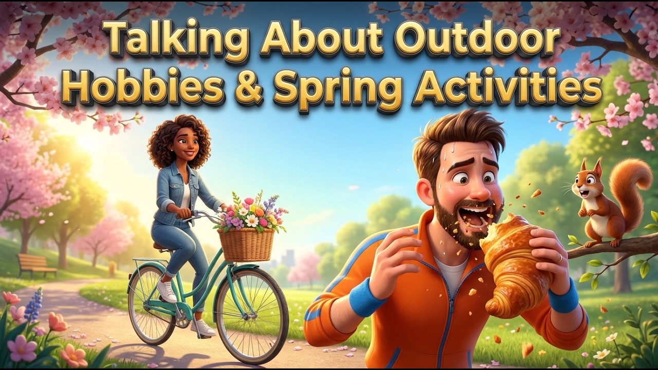 Talking About Outdoor Hobbies & Spring Activities | Easy English Podcast