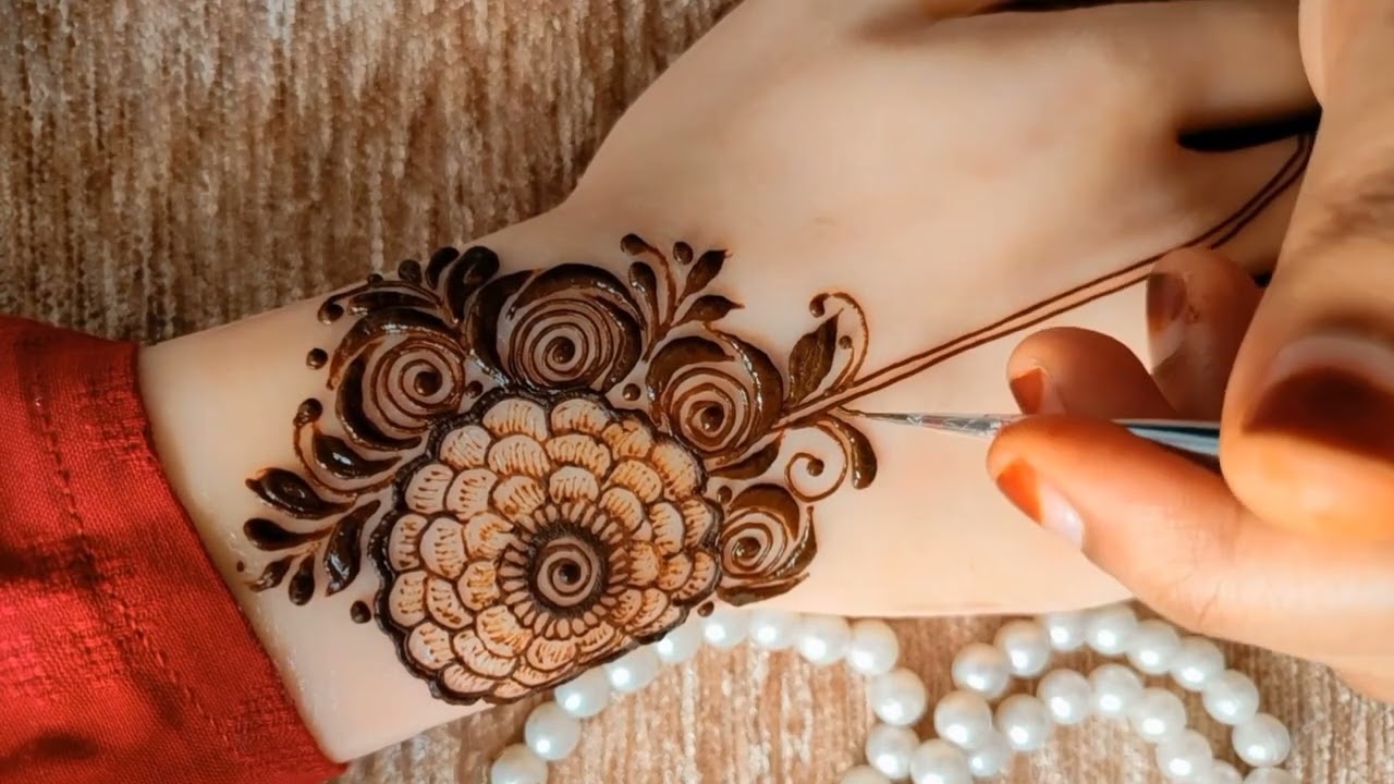 Very Easy And Beautiful Mehndi Design|Back Hand mehndi Design Simple|Mehndi ka Design|simple Mehandi