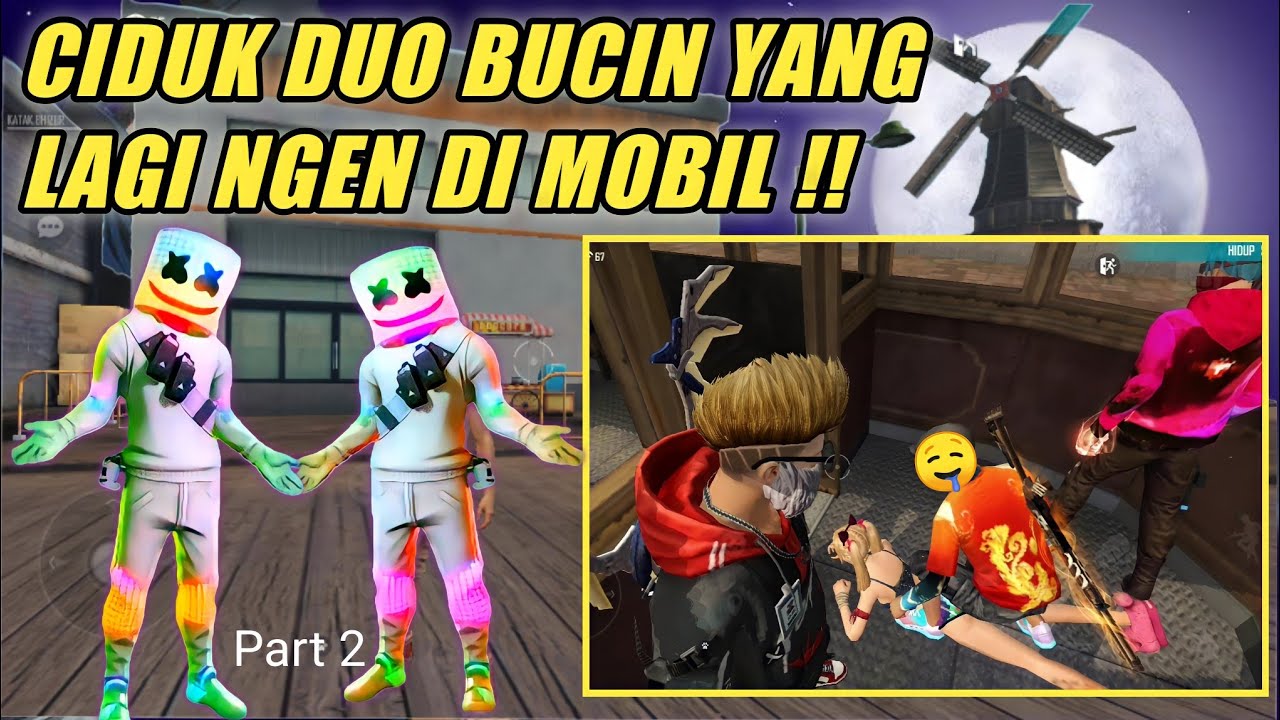 PRANK TRAINING NGAKAK😆KETEMU DUO BUCIN LAGI NGEN😈X TIK TOK FF🤡GARENA FREE FIRE💥