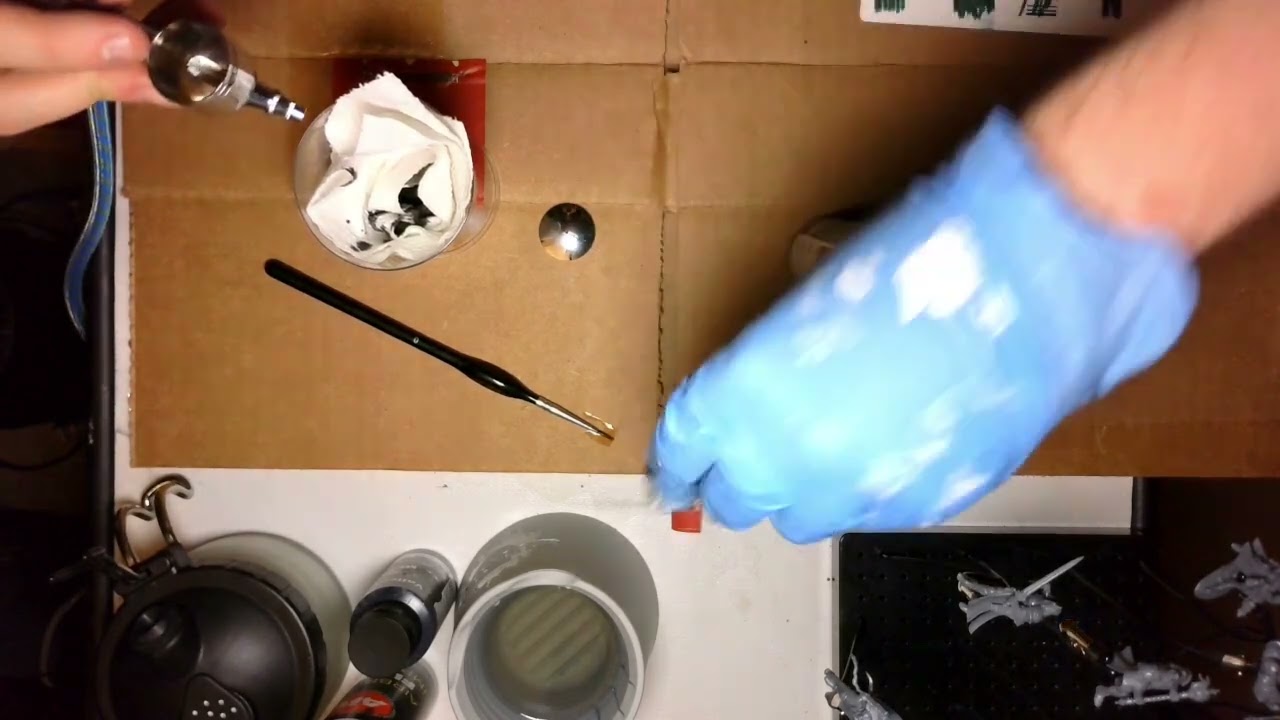 Let's Paint: Air Brush Priming Warhammer 40K Kill Team: The Novitiates