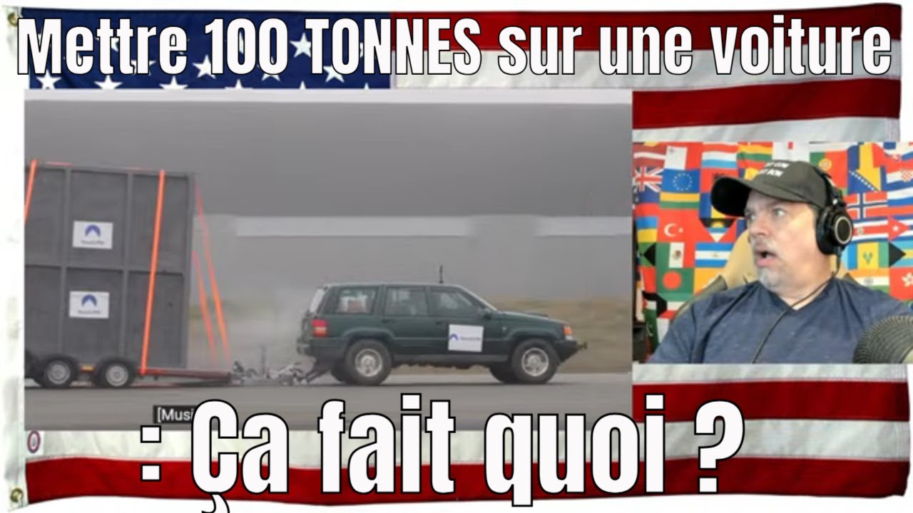 Mettre 100 TONNES sur une voiture : Ça fait quoi ? - REACTION