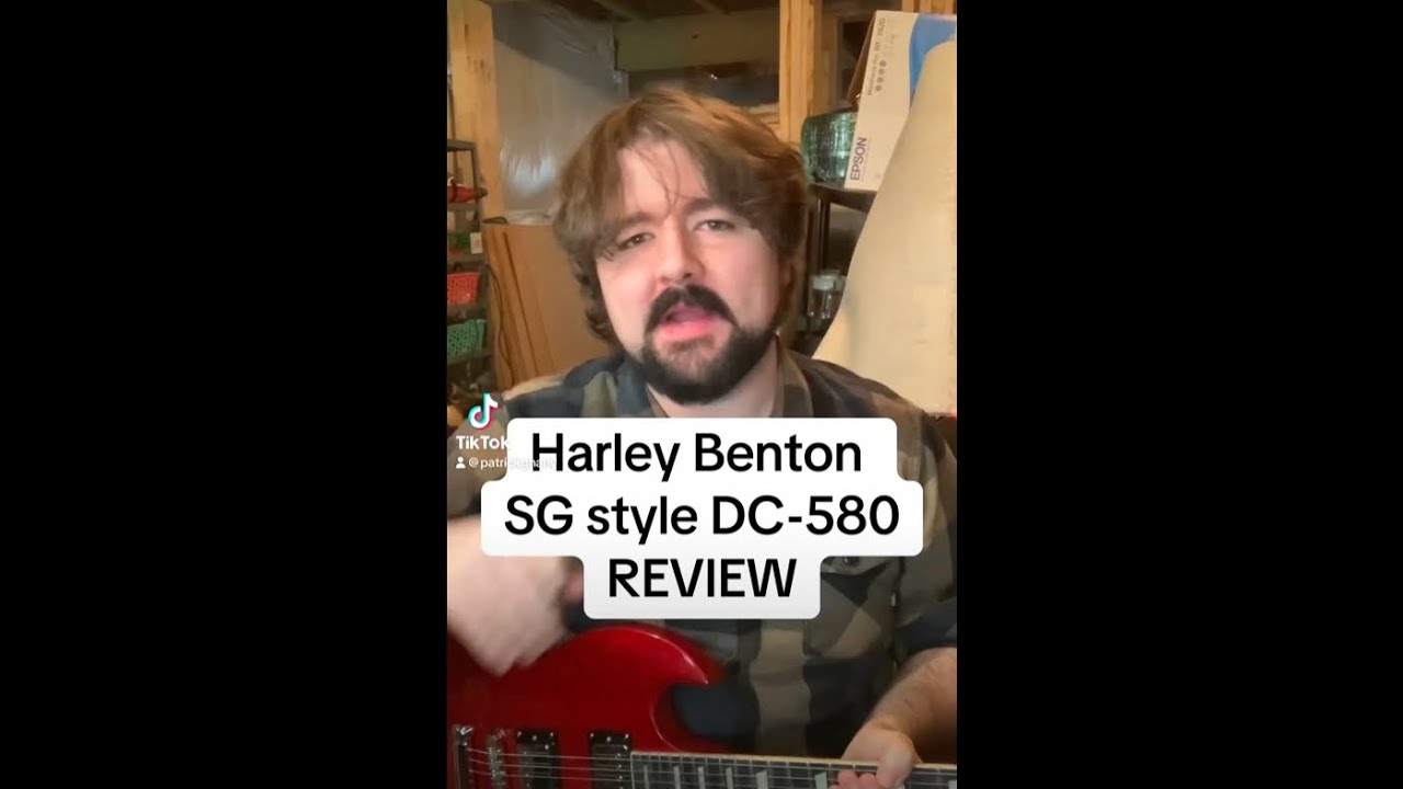 Harley Benton DC-580 guitar review
