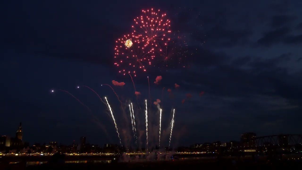 [4K] Vierdaagse Nijmegen - Waal in Vlammen - 13 juli 2025
