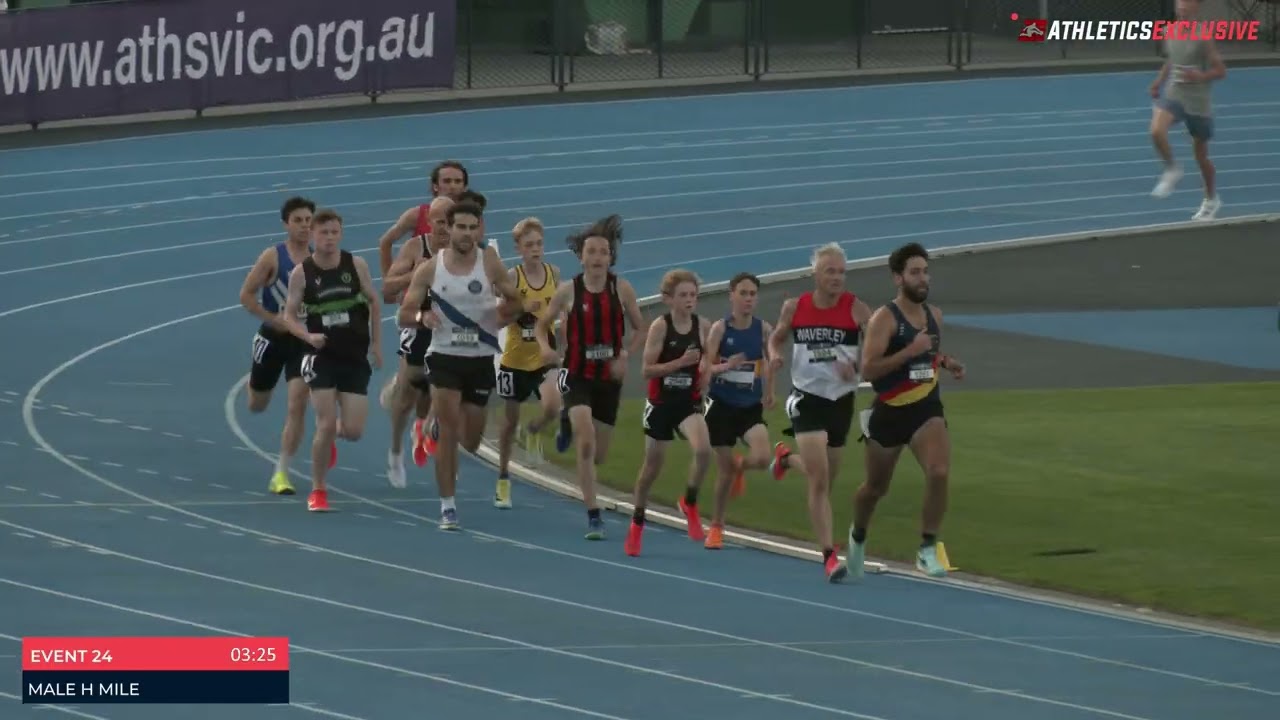 Male H Mile: 2025-26 Victorian Milers Club - Meet 4